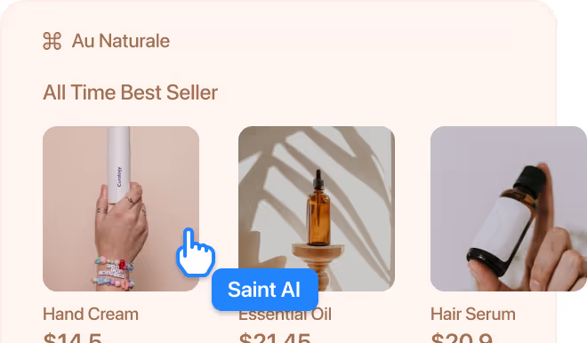 AI cursor testing accessibility on a website